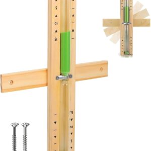 Sauna-Sanduhr 15 Min. aus Holz, grüner Sand