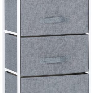 Relaxdays Regalsystem 3er-Set, 73x45x30 cm, grau, Metall & Holz