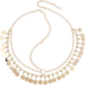 Nogeqi Gold Kopfschmuck - Boho-Kostüm für Frauen & Mädchen