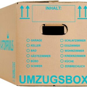 Stabile Umzugskartons 10 Stück (620x300x330 mm) bis 40 kg
