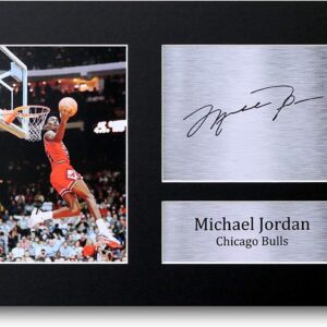 Michael Jordan A4-Signaturdruck – Ungerahmt | Basketball-Geschenk