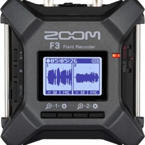 Zoom F3 Field Recorder – Kompakter 2-Spur-Audiorekorder