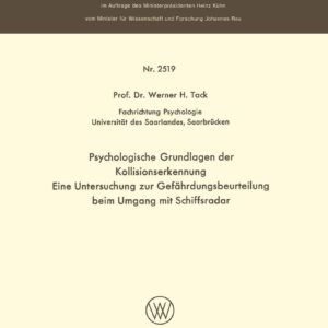 Psychologische Grundlagen der Kollisionserkennung bei Schiffsradar