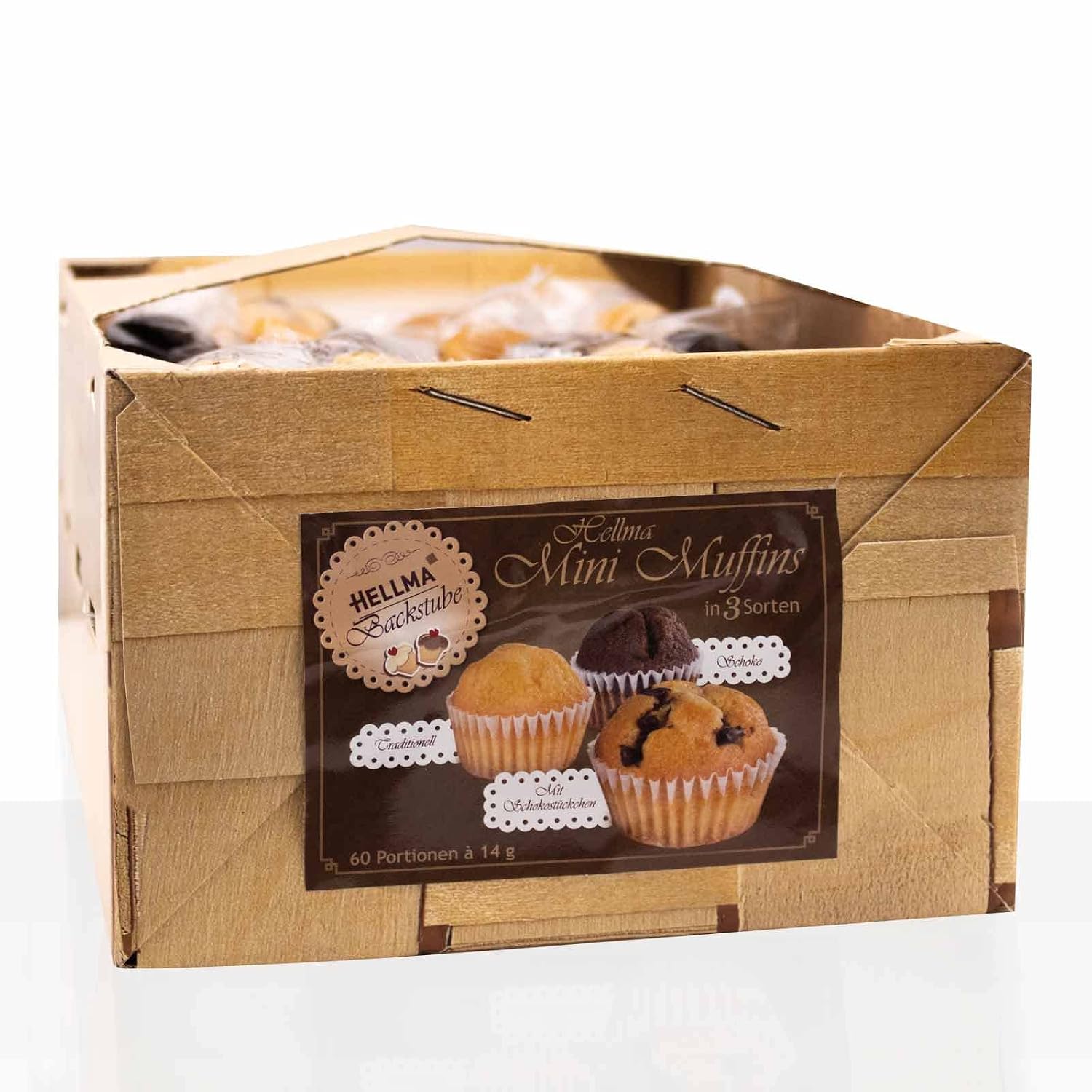 Hellma Mini-Muffins in 3 Sorten, 240 Stück