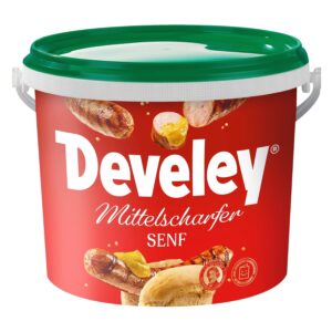 Develey Senf Mittelscharf 5 kg Eimer