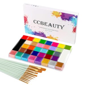CCbeauty Bodypainting-Set 36 Farben + Pinsel