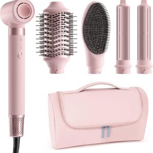 MESCOMB 5-in-1 Hairstyler Set mit Auto-Lockenstab