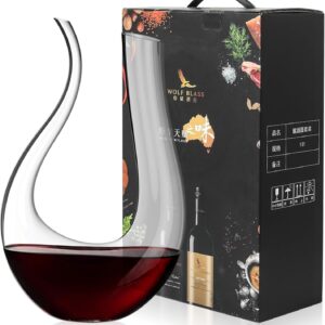 U-Form Rotwein-Dekanter, 750 ml, Glas