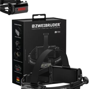 Zweibrüder ZB11H Stirnlampe 2500 Lumen, inkl. Rücklicht