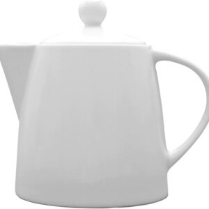 Porzellanteekanne weiß 1,1 l – zeitlos elegant