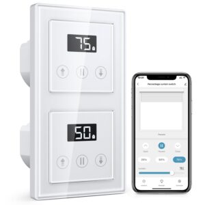 Smart Rolladenschalter 2-Fach WLAN, Alexa kompatibel
