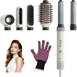 KAUGIC 6-in-1 Hairstyler Cremeweiß