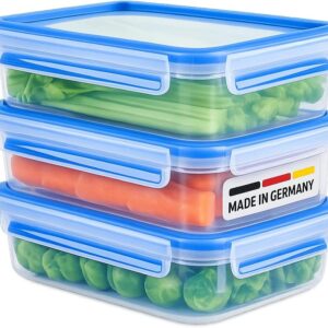 EMSA Clip & Close Frischhaltedosen 3-teilig Set, 1,2 L