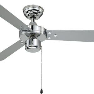 aireRyder Cyrus Deckenventilator 107 cm Chrom & Schwarz/Silber